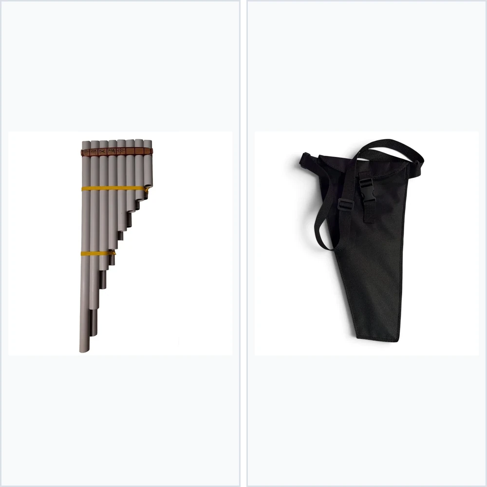 Combo Zampoña Pvc Cadena 15 cañas c/tapones + 1 producto
