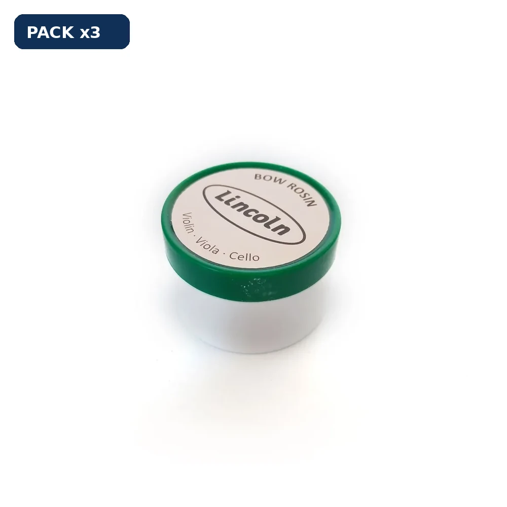 Pack x3 Resina Lincoln LSRV01 REDONDA Resina violin