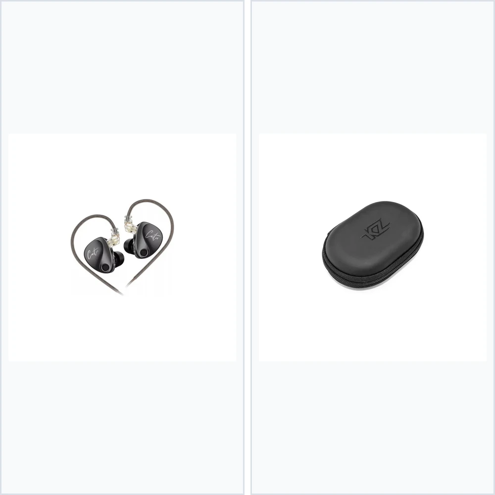 Combo Auricular in ear KZ CASTOR cascos dinámicos de gama alta, sintonizables Monitor, cancelación de auriculares + 1 producto