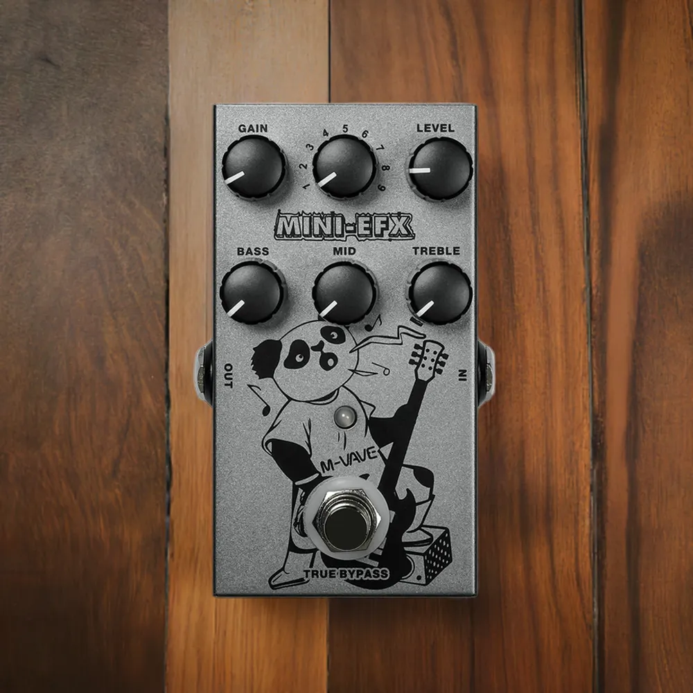 Pedal de Efecto M-VAVE mini efx9 boost overdrive