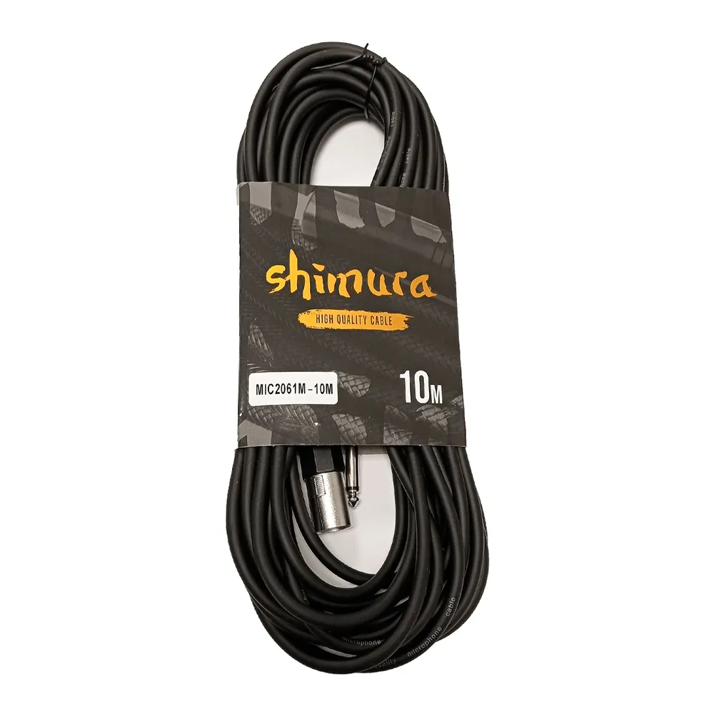 Cable xlr MACHO plug SHIMURA 10mT. SHIMURA MIC2061M-10