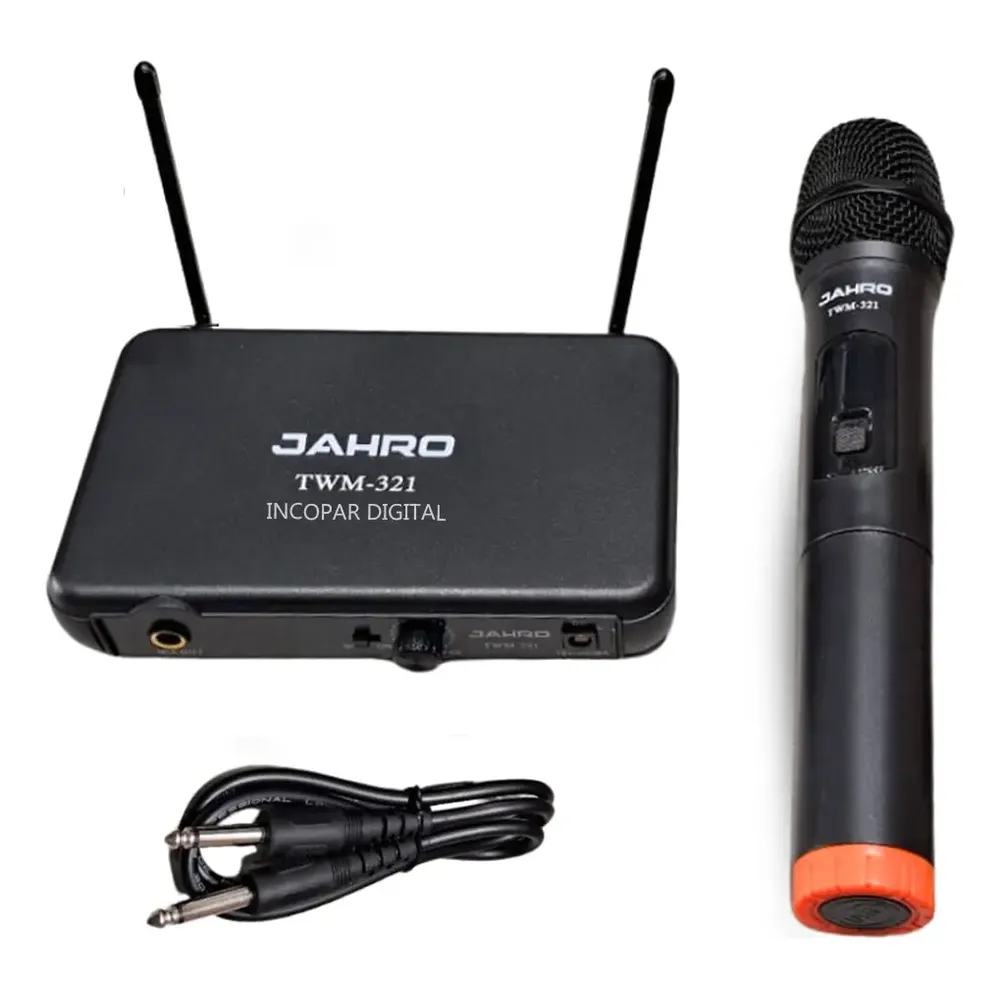 Microfono Inalambrico JAHRO MANO simple UHF TWM-321