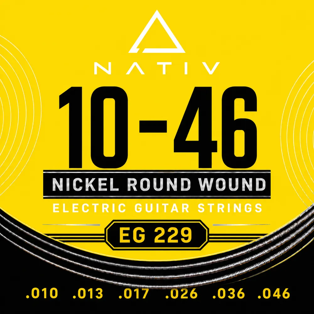 Encordado Electrica NATIV EG229 10-046 Nickel Round Wound